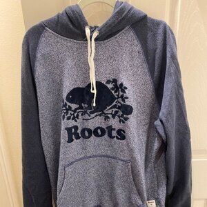 Navy Blue Roots Canada hoodie